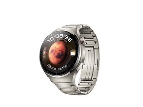 华为Watch 4 Pro 火星钛钛金属表带智能手表外观