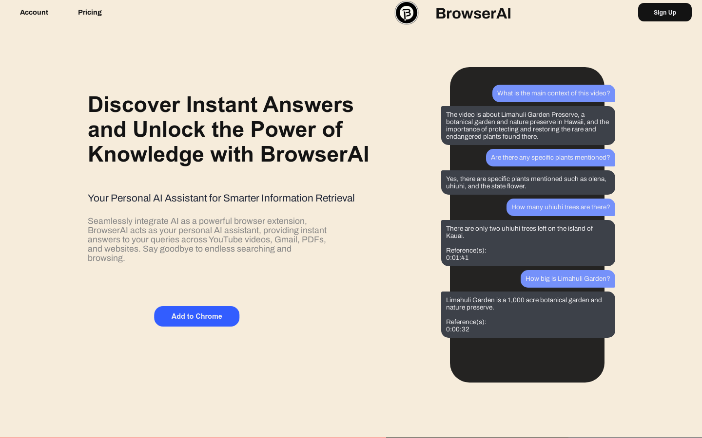 BrowserAI: 推荐给你的生产力AI好助手