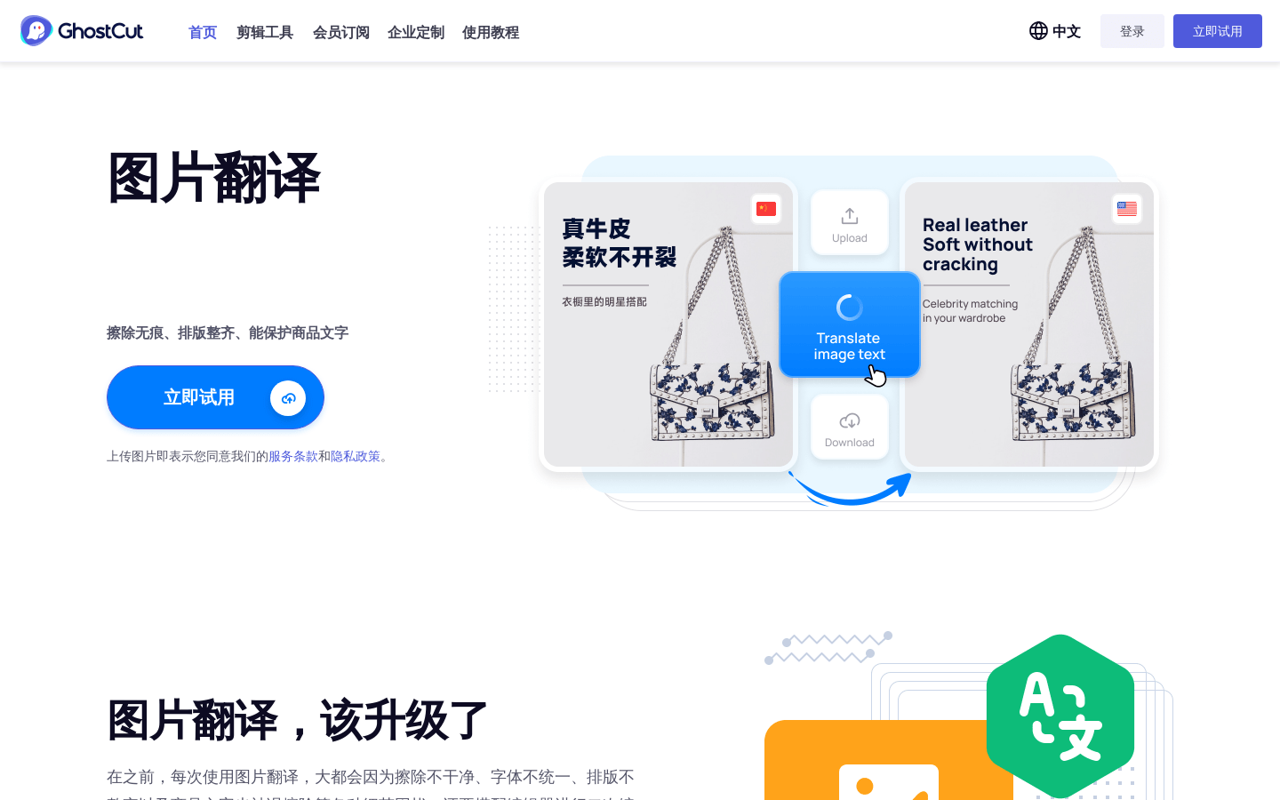 鬼手剪辑: 生产力AI工具