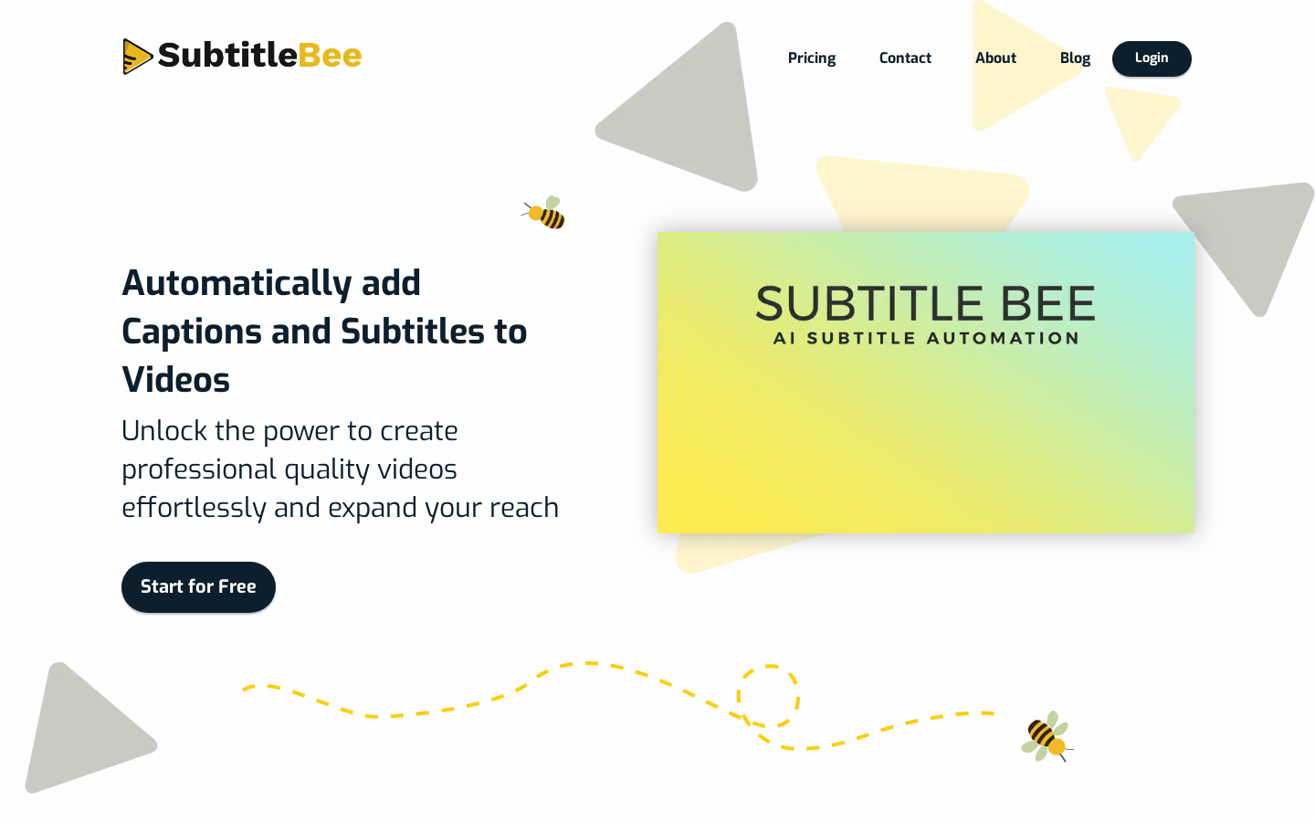 subtitlebee.com, 值得一试的AI助手