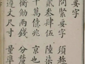 清代杨安诚楷书《紧要字》，清代人的字帖